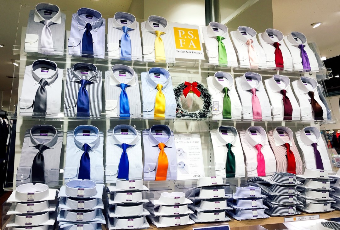 Perfect Suit Factory パーフェクトスーツファクトリー 自由が丘店でシャツを選んでみた 株式会社トータルプランニング 不動産事業戦略研究室